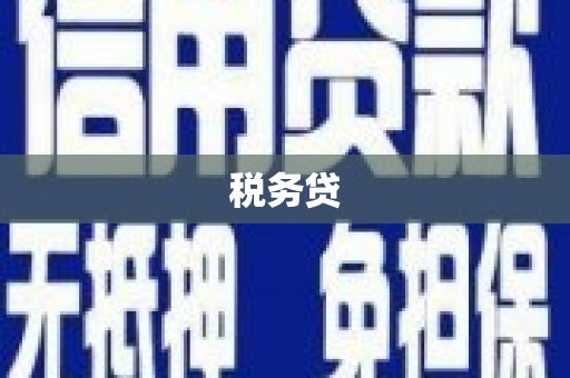 吉州税务贷