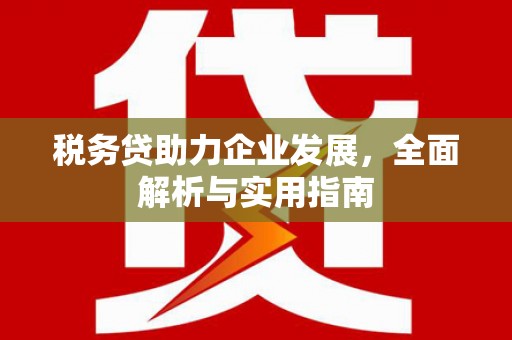 吉州税务贷助力企业发展，全面解析与实用指南