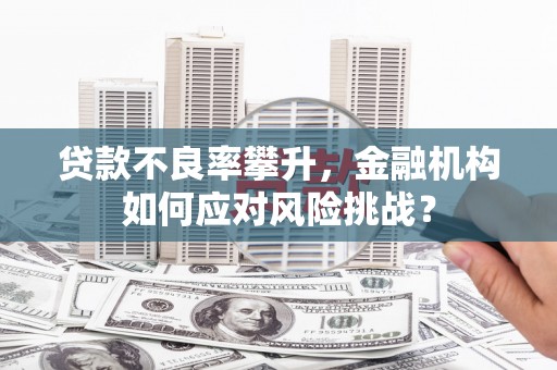 吉州贷款不良率攀升，金融机构如何应对风险挑战？
