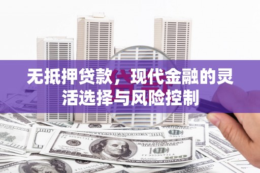 吉州无抵押贷款，现代金融的灵活选择与风险控制
