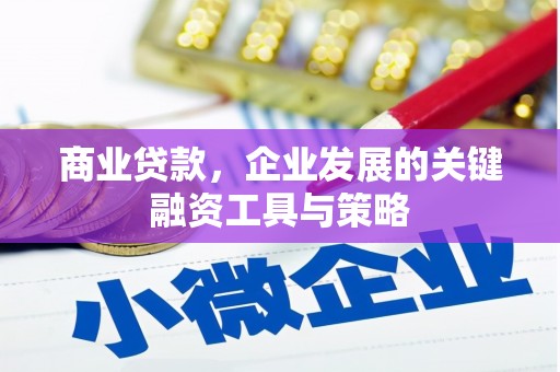 吉州商业贷款，企业发展的关键融资工具与策略