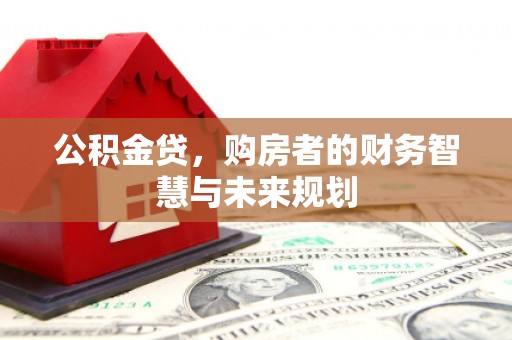 吉州公积金贷，购房者的财务智慧与未来规划