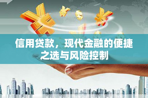 吉州信用贷款，现代金融的便捷之选与风险控制