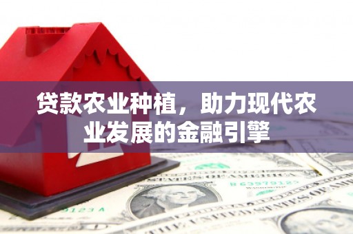吉州贷款农业种植，助力现代农业发展的金融引擎