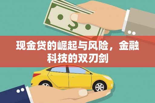 吉州现金贷的崛起与风险，金融科技的双刃剑