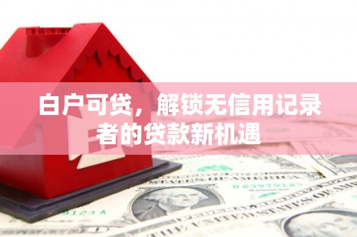 吉州白户可贷，解锁无信用记录者的贷款新机遇