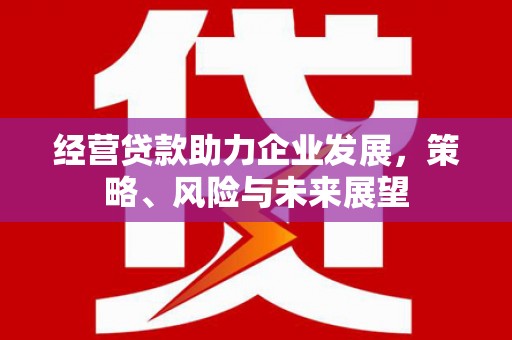 吉州经营贷款助力企业发展，策略、风险与未来展望