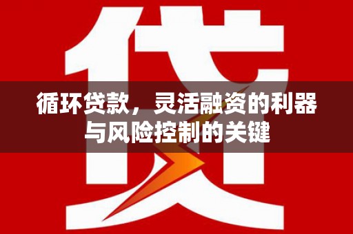 吉州循环贷款，灵活融资的利器与风险控制的关键