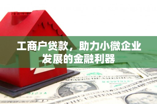 吉州工商户贷款，助力小微企业发展的金融利器