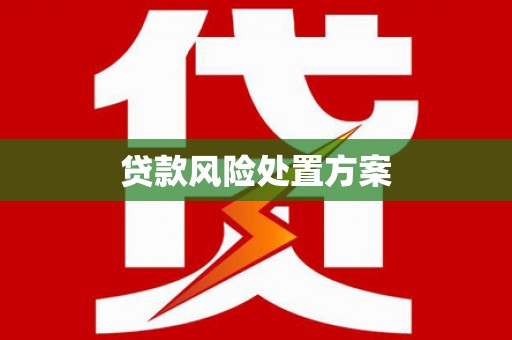 吉州贷款风险处置方案