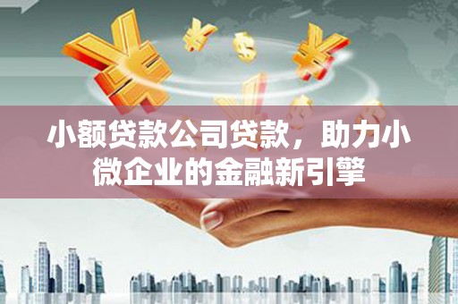 吉州小额贷款公司贷款，助力小微企业的金融新引擎