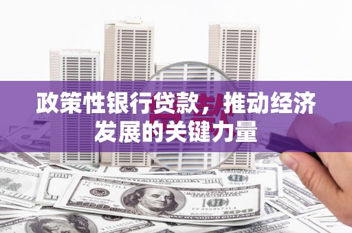 吉州政策性银行贷款，推动经济发展的关键力量