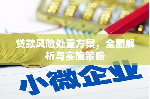 吉州贷款风险处置方案，全面解析与实施策略