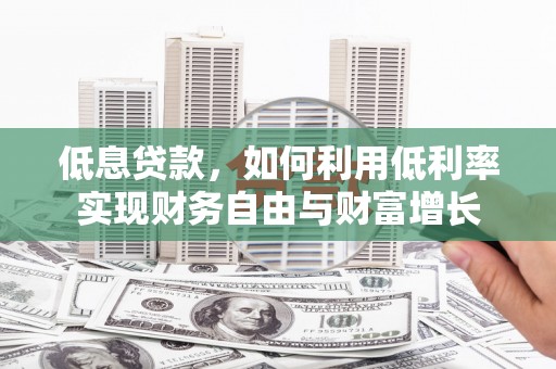 吉州低息贷款，如何利用低利率实现财务自由与财富增长