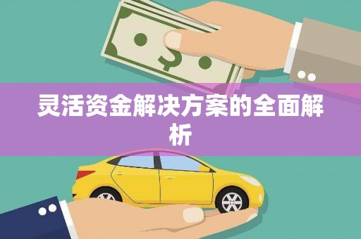 吉州灵活资金解决方案的全面解析
